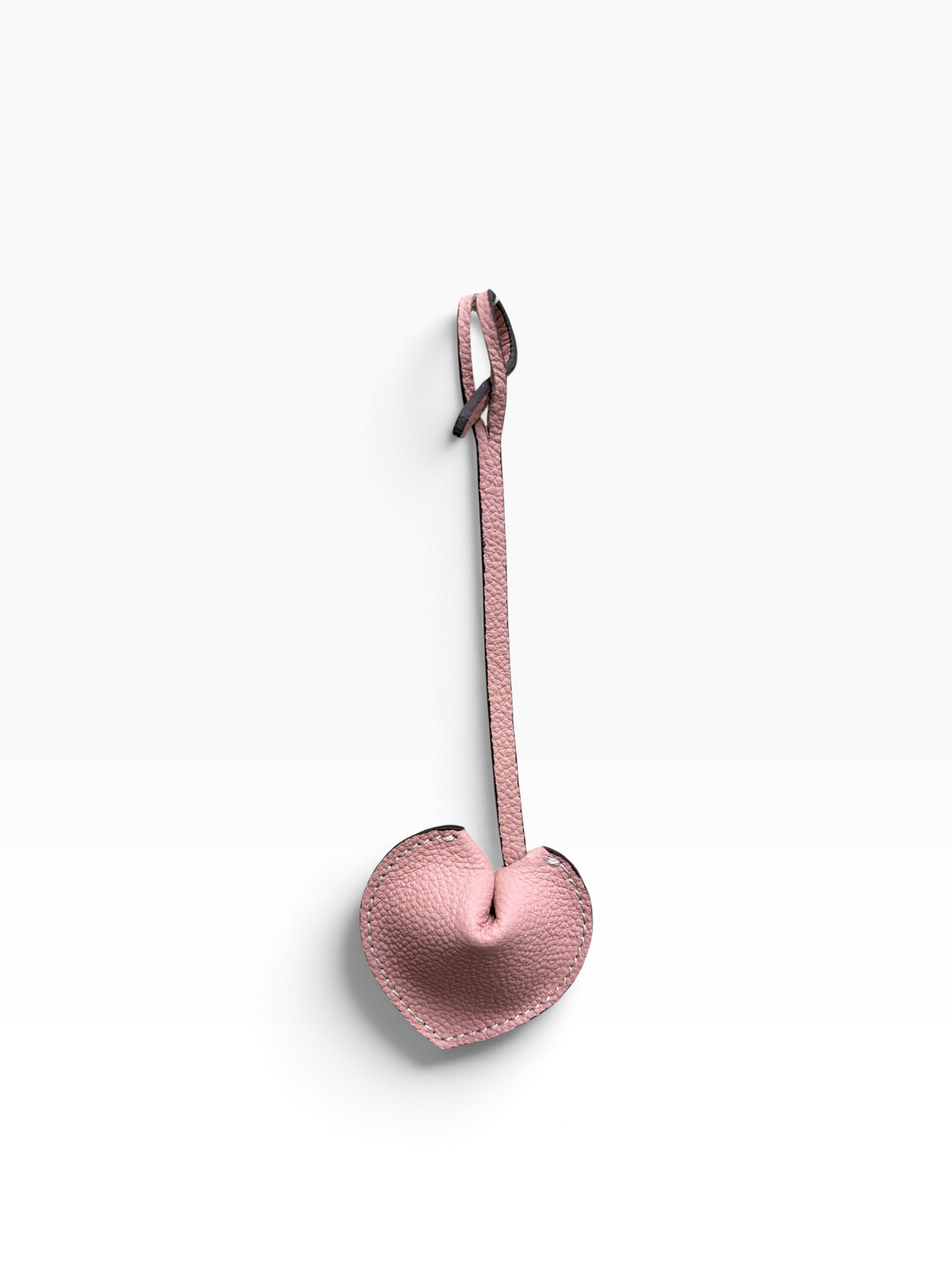 HEART LEATHER CHARM