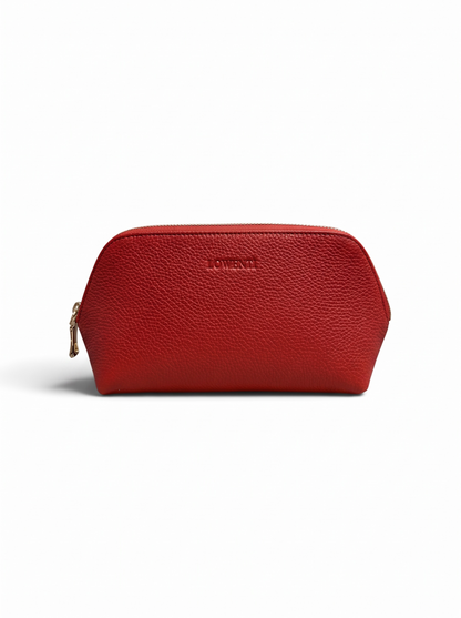 LUNA LEATHER MAKEUP & EVERYDAY POUCH