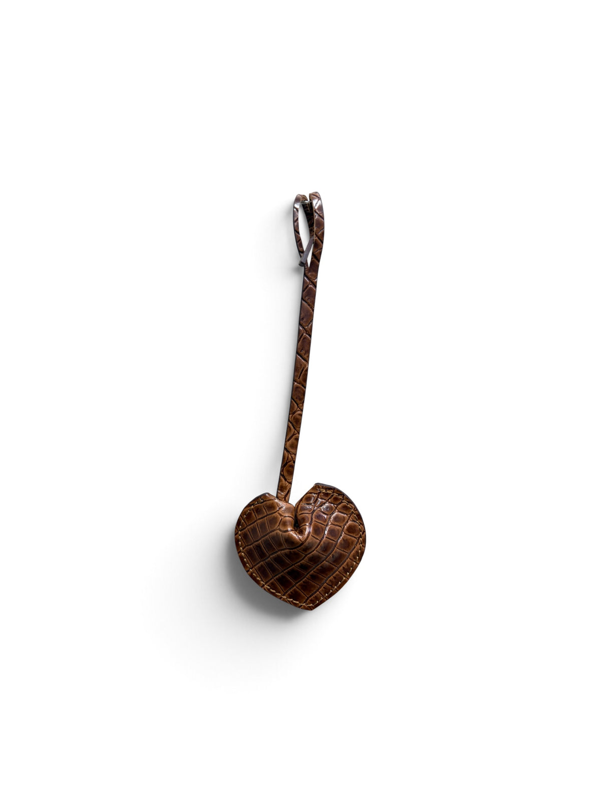 HEART LEATHER CHARM