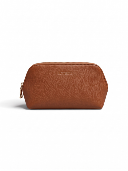LUNA LEATHER MAKEUP & EVERYDAY POUCH