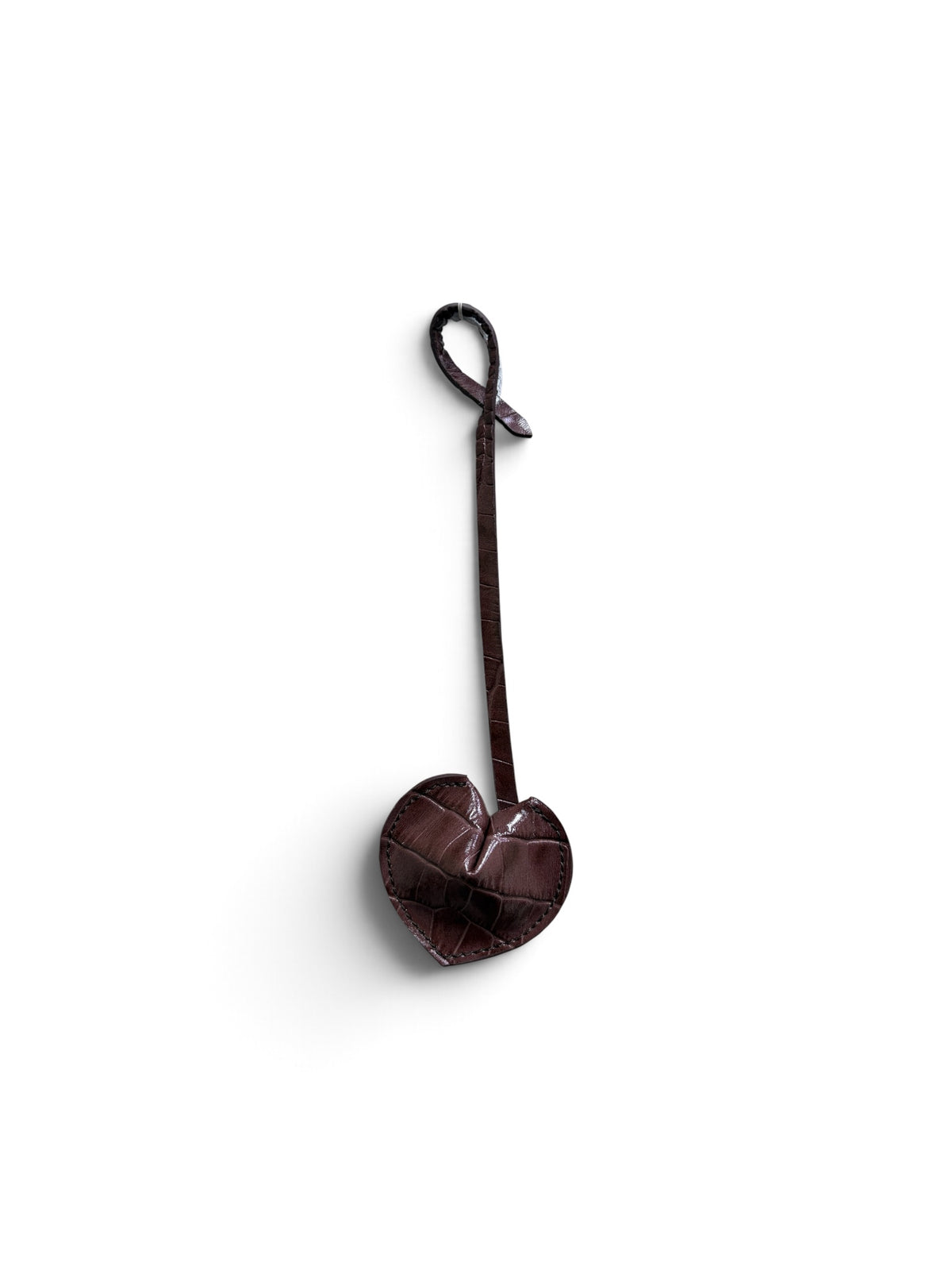 HEART LEATHER CHARM