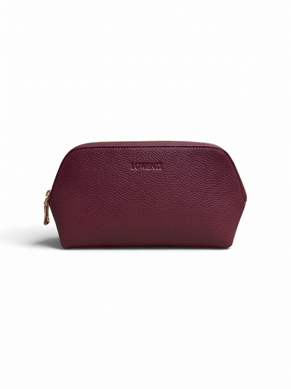 LUNA LEATHER MAKEUP & EVERYDAY POUCH