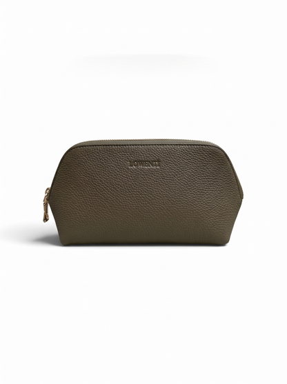 LUNA LEATHER MAKEUP & EVERYDAY POUCH