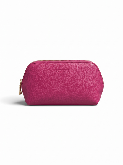 LUNA LEATHER MAKEUP & EVERYDAY POUCH