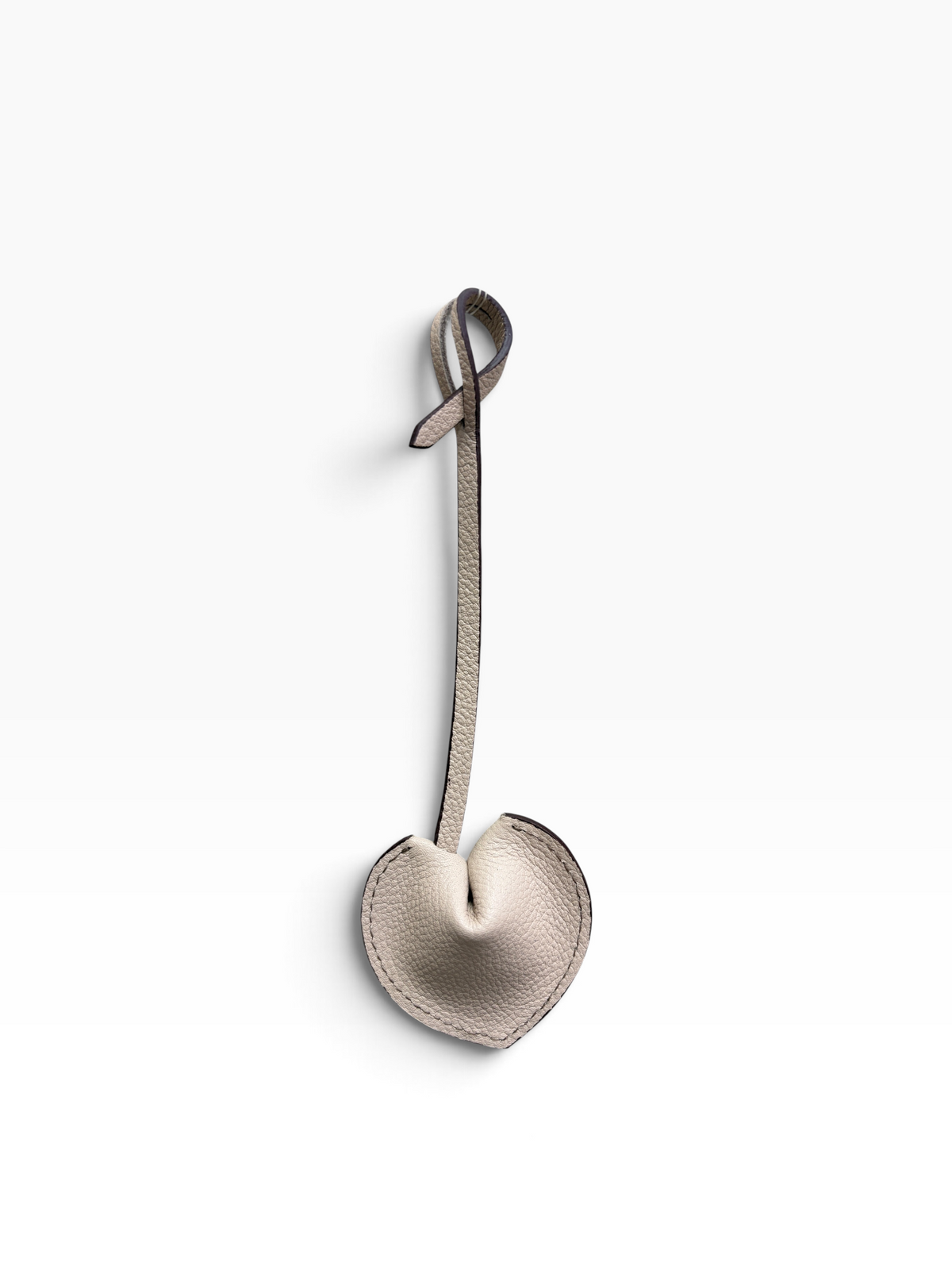 HEART LEATHER CHARM